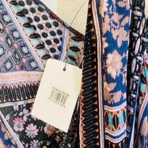 ☀️SALE☀️ NWT ASTR Spaghetti Strap, Bohemian Midi Dress with Asymmetric Hem - Picture 7 of 9